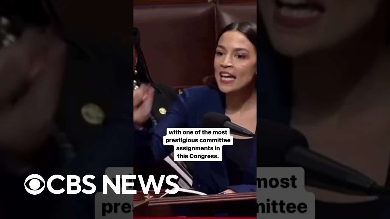 ⁣Alexandria Ocasio-Cortez responds to removal of Ilhan Omar from Foreign Affairs Committee #shorts