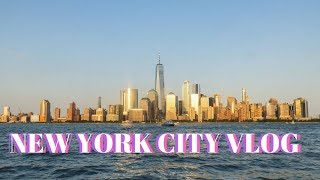 NEW YORK CITY VLOG | BROOKLYN BRIDGE | STAUTE OF LIBERTY | TIMES SQUARE | CENTRAL PARK | NYC SUNSET