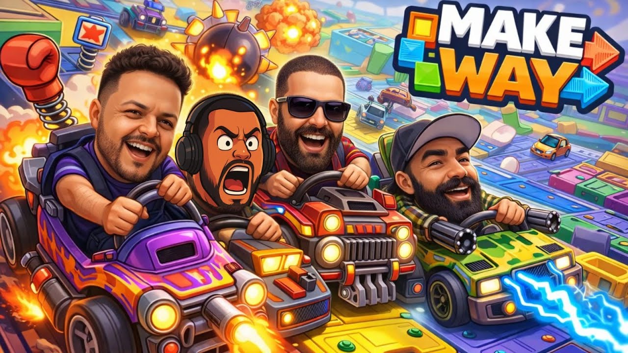 4 AMIGOS, 1 PISTA, 0 NOÇÃO | MAKE WAY