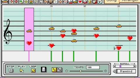 A Wish from "Secret of Mana" As Done on Mario Paint Composer v. 2.0