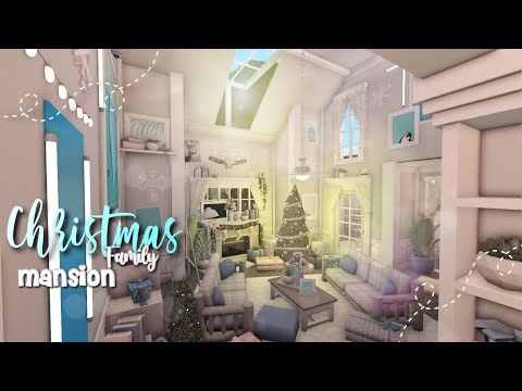 BLOXBURG| Christmas Mansion | House Build