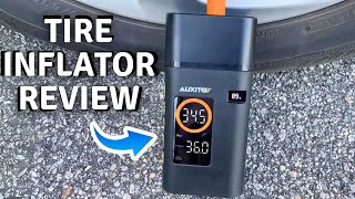 AUXITO A501 Tire Inflator Portable Air Compressor Review and Demonstration by BStride DIY 99 views 6 days ago 4 minutes, 9 seconds