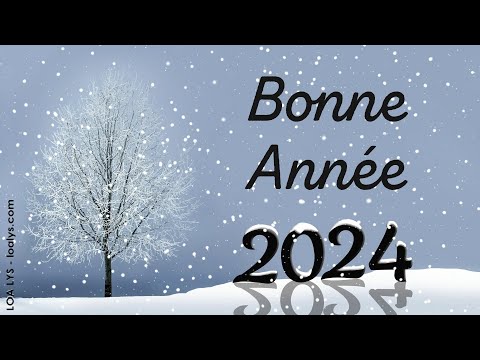 333 - Bonne Année 2024 - Carte virtuelle de vœux 2024 