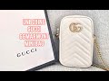 Unboxing Gucci GG Marmont Mini Bag | Vertical GG Marmont Mini Bag