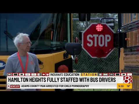 Hamilton Heights school district fully staffed with bus drivers