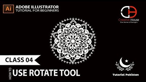 MOST INTERESTING Tool in Illustrator | Rotation Tool | Perfect Design with Rotate Tool