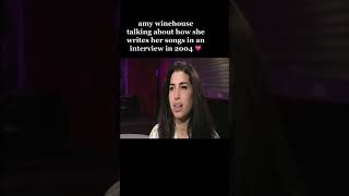 Amy Winehouse Talking About How She Writes Her Songs #Shorts