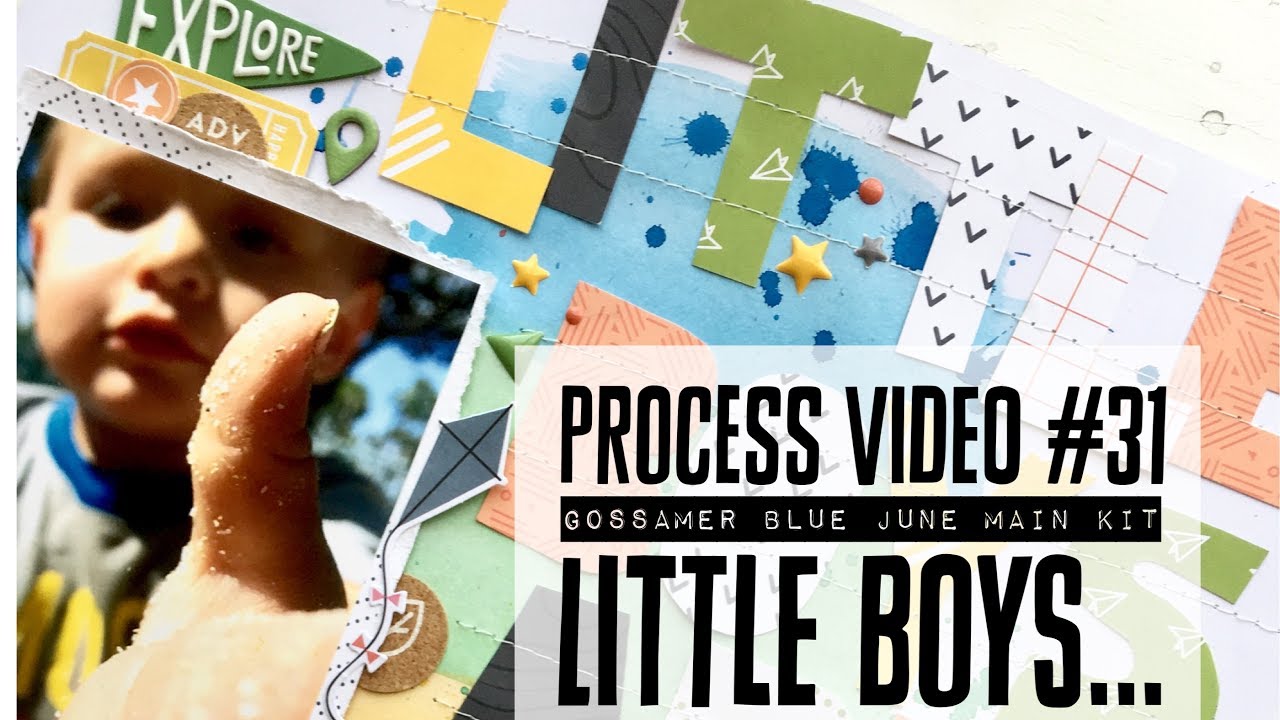 Process Video #31 | Gossamer Blue June Kit | Little Boys Are Made of Dirt