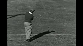 Gene Littler / Beautiful Pitch Shot and Putt w/ Slow Motion (1962)
