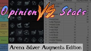 Comparing My Silver Augment Arena Tier List With Their Win Rates! [Plus For fun Augment Tier list]