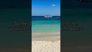 Some Days You Dont Fix Life, You Just Sit W It And Let It P.