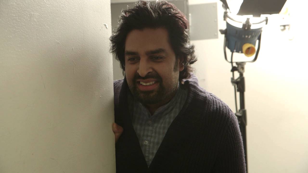 Dex Carrington & Zahid Ali backstage på Latter Live