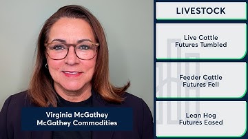 Live Cattle futures fell on Mexican border uncertainty. Hog futures lower. 11/12/25