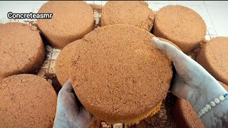 Asmr Red Brick Sand Crumbling On Dry Floor Deep Crunchy Sounds Water Pool