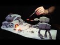 I made a hoth battle diorama