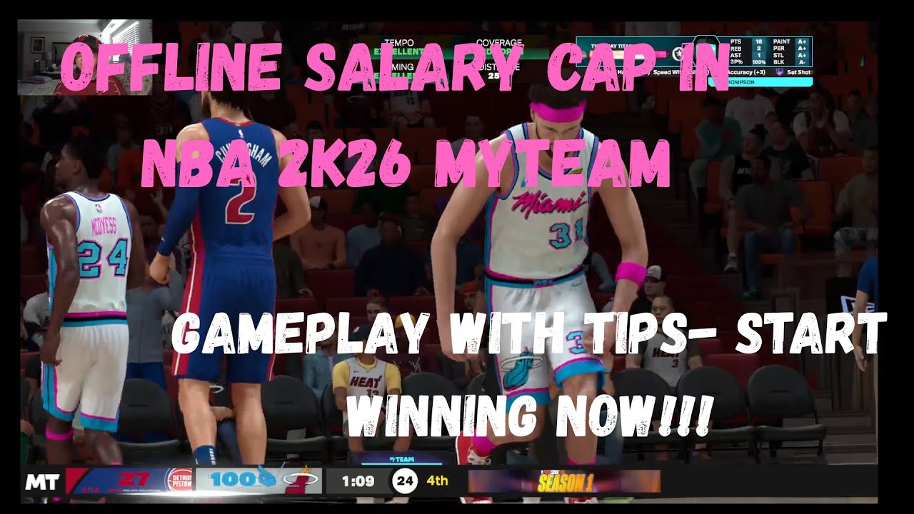 NBA 2K26 Single Player Salary cap gameplay