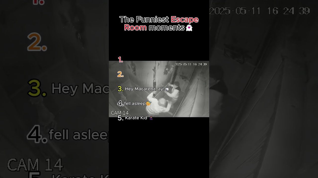 Ranking Funniest Escape Room Moments Shorts