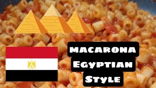 Macarona red sauce Egyptian recipe 