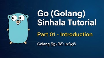 Go (Golang) Programming Sinhala Tutorial - Part 01 - Introduction | Golang මුල සිට සරලව
