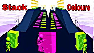 Stack colours Collecting stacks Gameplay Walkthrough part-57