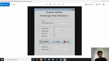 Membuat Aplikasi Hitung Nilai Mahasiswa Java GUI