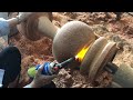 Amazing Woodturning Skills - Work Easily With Coconut Wood // Woodworking Art!