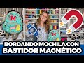 Bordar Mochila con un bastidor magnético Sewtalent en mi PR1055 de Brother. Unboxing y review.