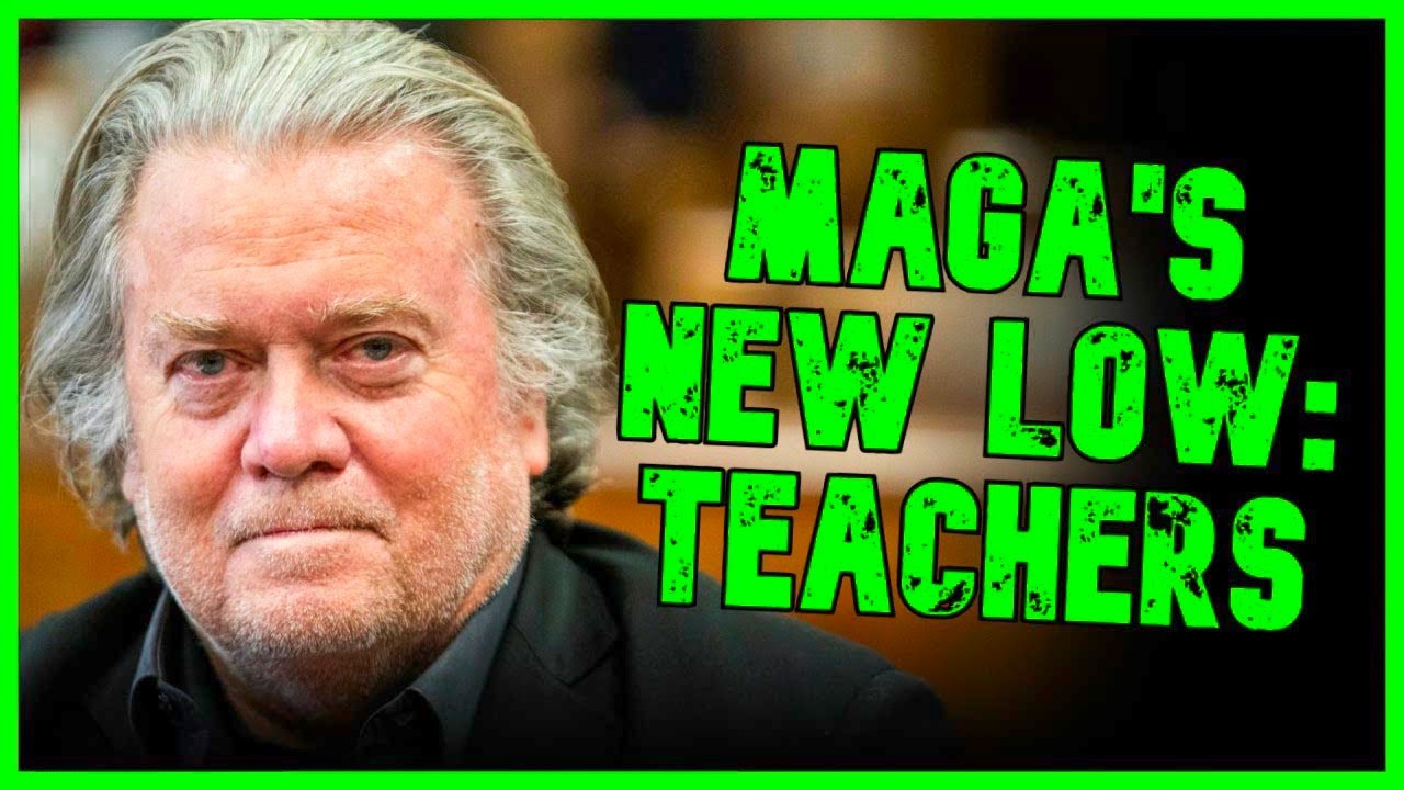 ‘TEACHERS ARE T*RRORISTS!’: Sloppy Steve Bannon Hits NEW LOW Even For MAGA | The Kyle Kulinski Show