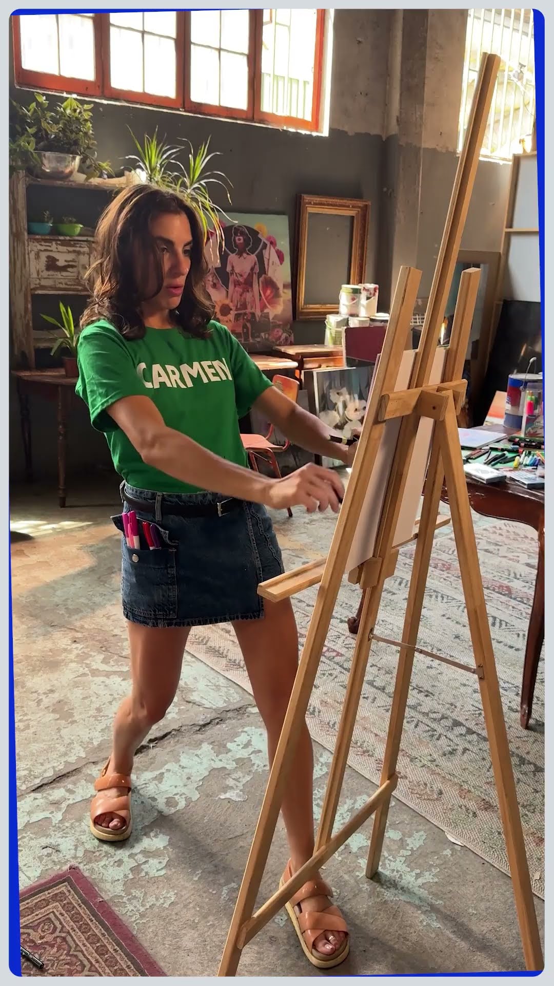 Carmen Zabala se inspiró con los productos de Ráyate con Torre para dibujar ¿y ustedes? ???