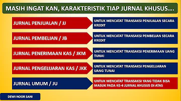 Transaksi apa saja yang dicatat dalam jurnal khusus?
