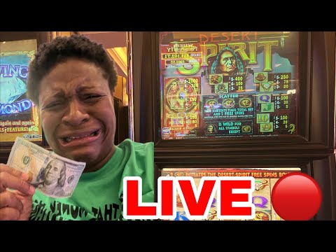 GAMBLE WITH PEACH 🍑 LIVE 🔴 GAMBLING MY LAST $100 ON DESERT SPIRIT 😭😫😭