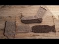 Мужские носки на двух спицах 🥾 Men’s Socks Two Needle Knitting Pattern