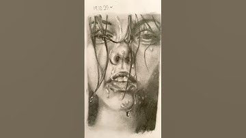 Drawing transition!🌝✨ #realistic#art#pencilportrait#artist#trend#portrait#shorts