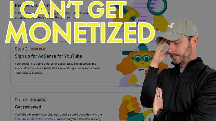 Stuck on step 2 of the YouTube monetization process! Adsense account errors!!