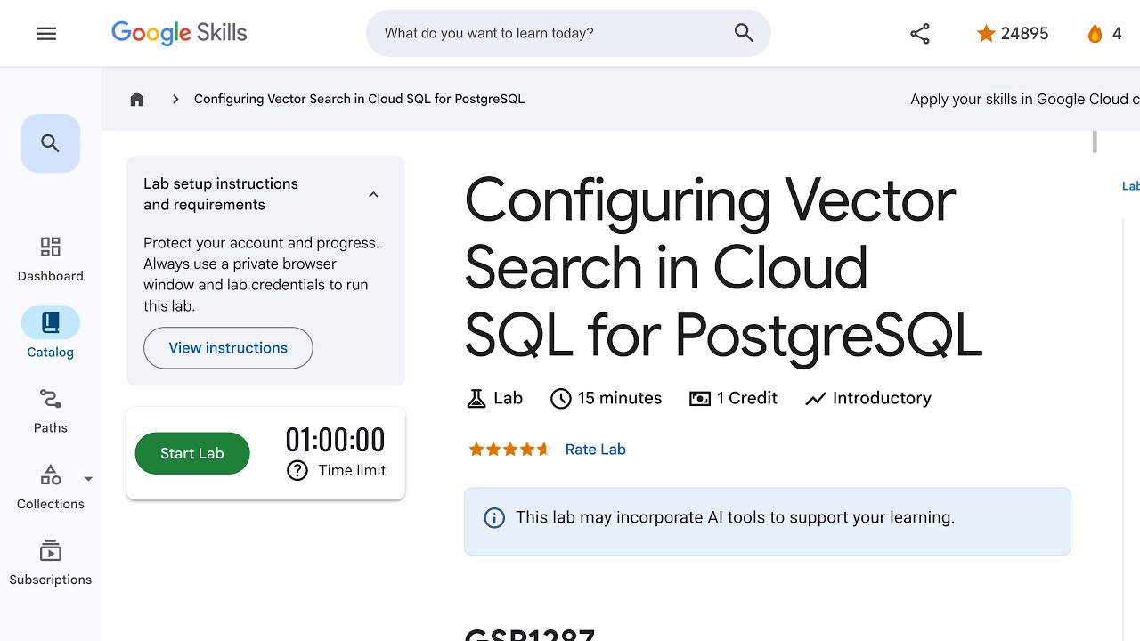 Configuring Vector Search in Cloud SQL for PostgreSQL GSP1287 - YouTube