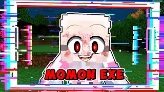 MOMON KENA SERANGAN VIRUS EXE GLITCH di MINECRAFT @BANGJBLOX