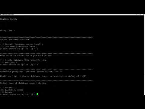 Установка на первый сервер