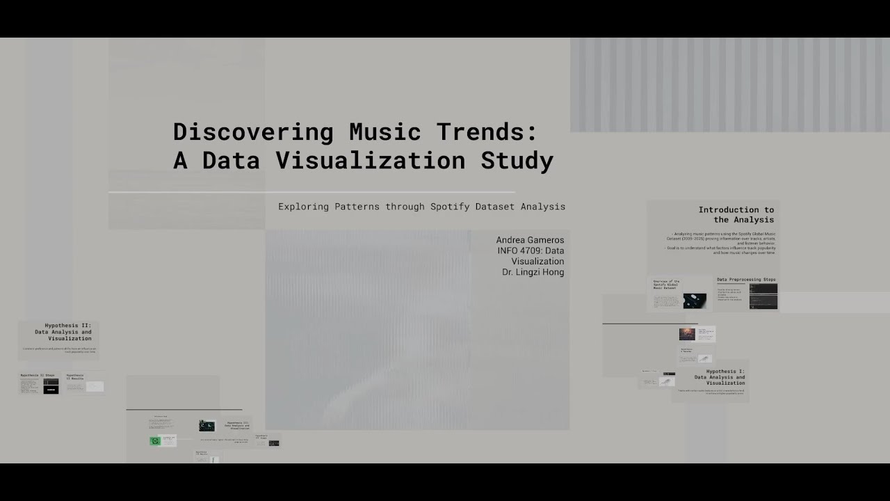 Discovering Music Trends: A Data Visualization Study