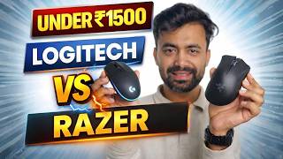 Best Gaming Mouse Under ₹1500? Logitech G102 vs Razer DeathAdder
