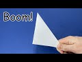 Comment faire un popper en papier triangle trs fort et facile  bombe en papier