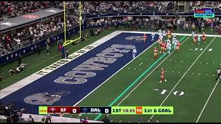 Elijah Mitchell gets the first Nickelodeon TD!