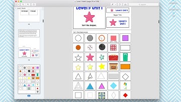 Product Preview -  Math Leveled Daily Curriuclum Level 1 File Folder Activities