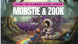 The Glimmer Bloom Garden 🌙 Monstie & Zook Bedtime Story For Kids (Sleep Story)