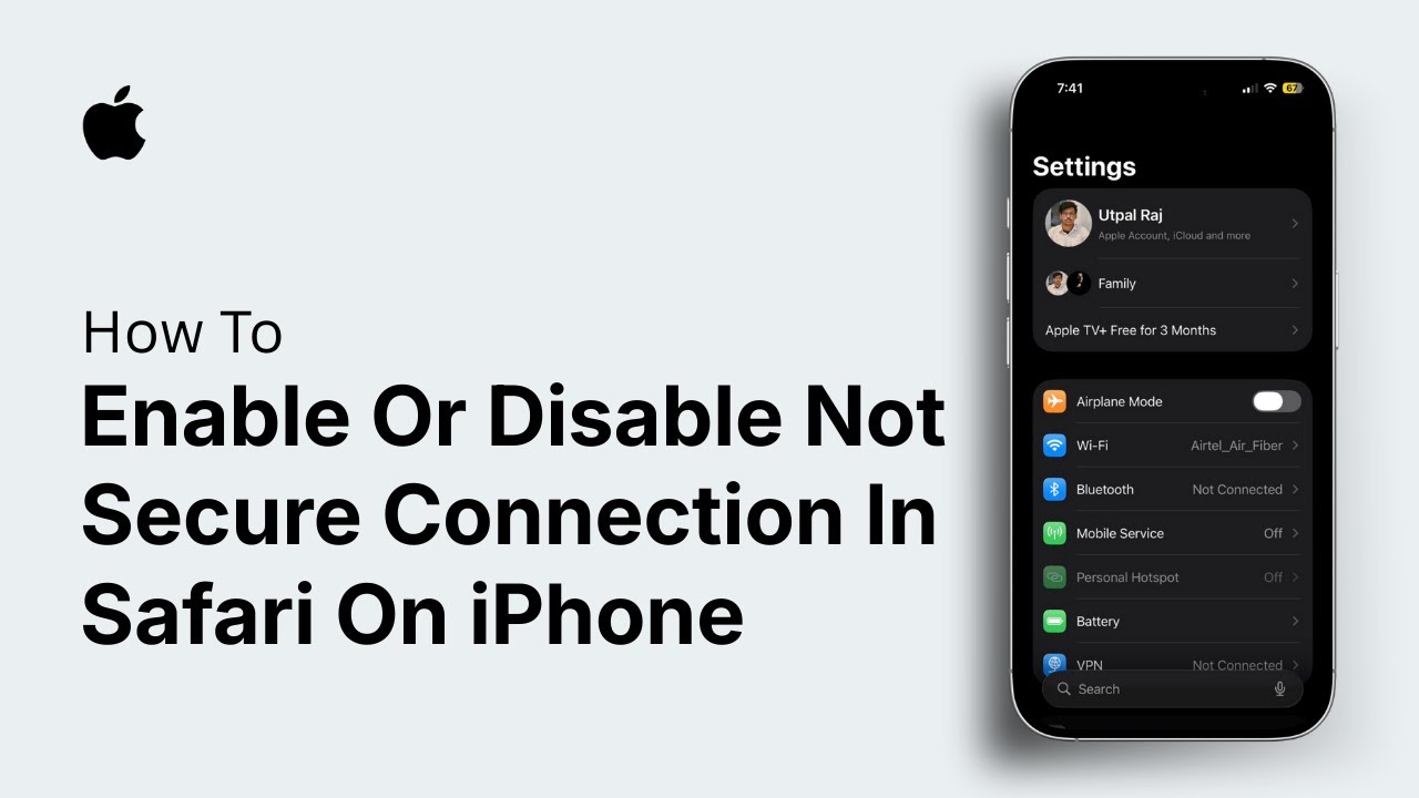 How To Enable Or Disable Not Secure Connection In Safari On iPhone ...