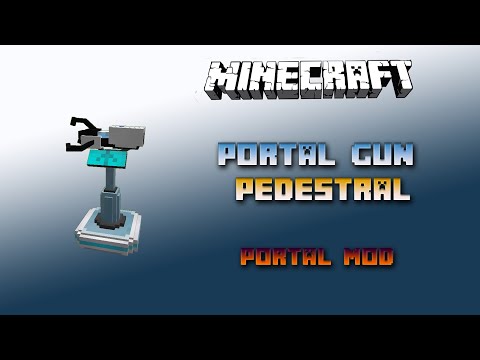 Portal Gun Pedestral ? Minecraft Portal Mod Tutorial ? Deutsch / German
