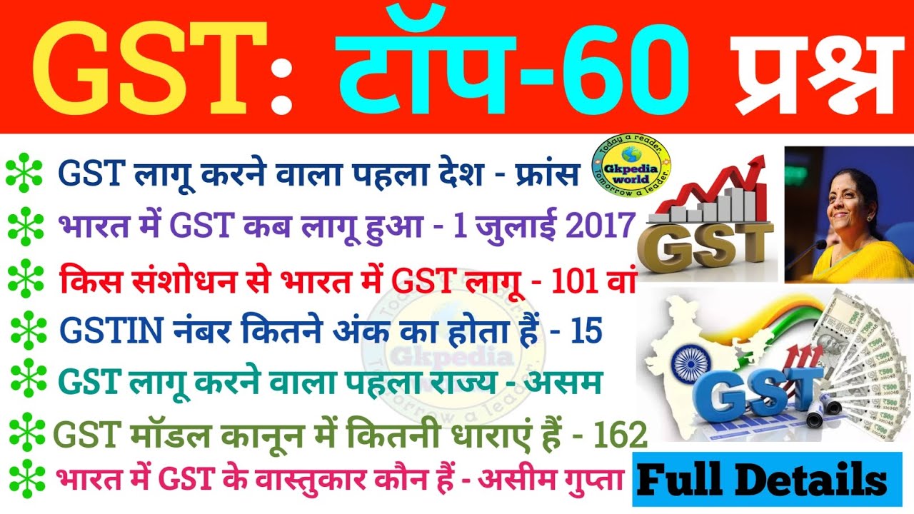 GST 60 GST Important Questions GST Kya Hai GST gst-60-gst-important-questions-gst-kya-hai-gst
