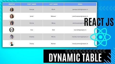 Create Interactive Dynamic Tables in React | Easy Step-by-Step Tutorial