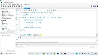 How to create table with primary key using MySQL Workbench 8.0.30