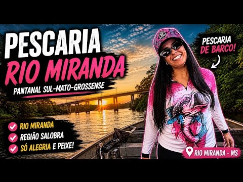 PESCARIA DIFÍCIL NO RIO MIRANDA, AINDA SIM VALEU MUITO A PENA 🎣