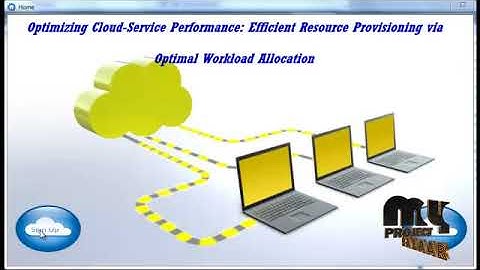 Optimizing Cloud-Service Performance: Provisioning via Optimal Workload Allocation